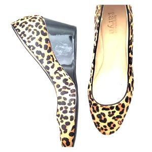 Taryn Rose Leopard Print Wedge Shoe